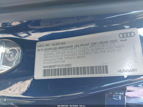 2016 AUDI A3 2.0T PREMIUM