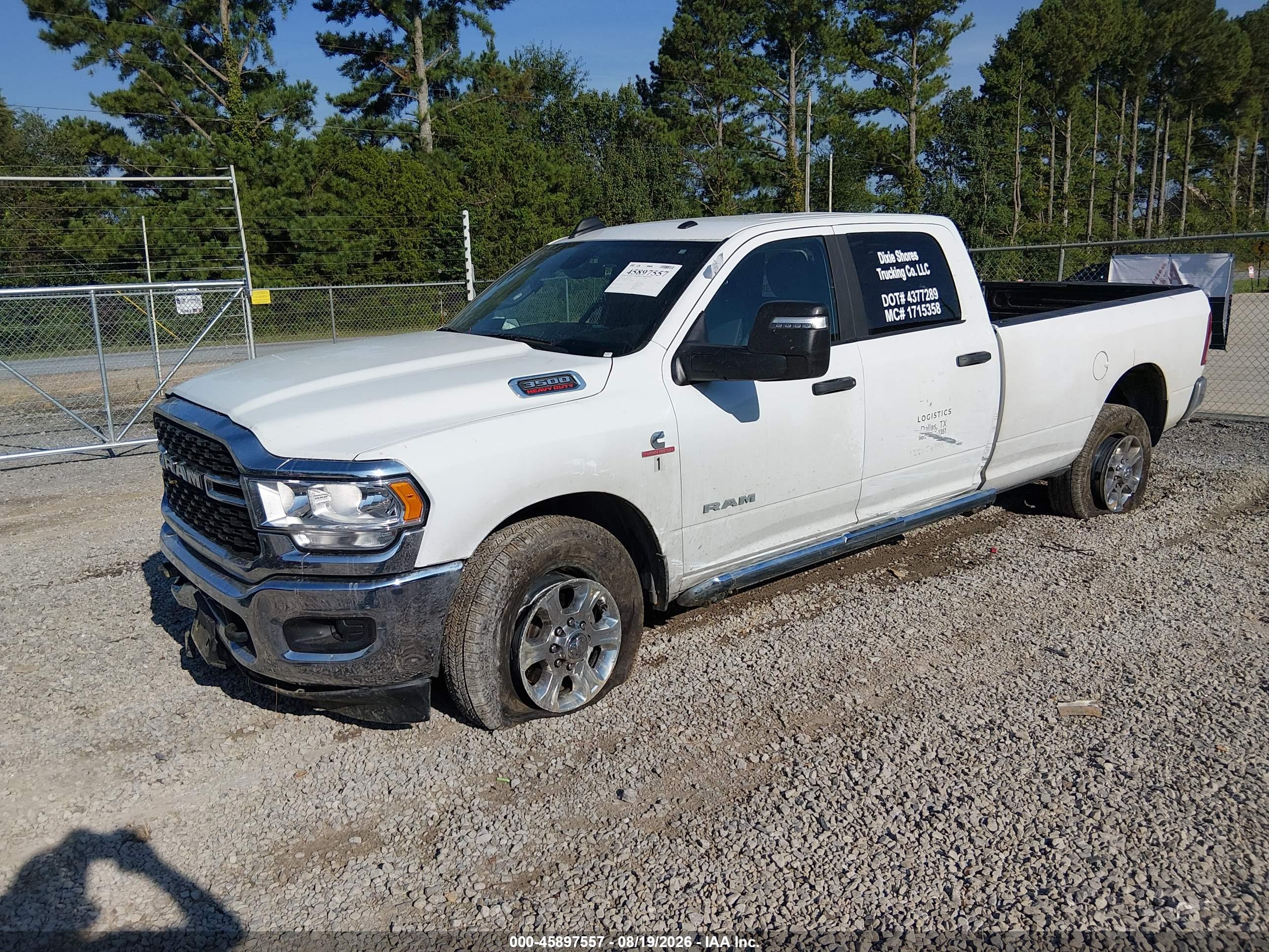2024 RAM 3500 BIG HORN  4X4 8' BOX — I2