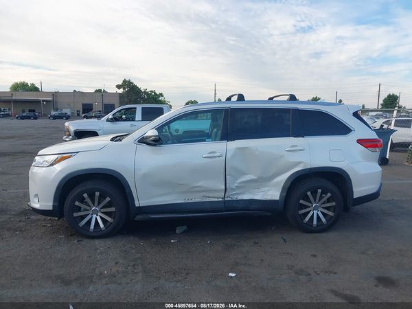 2019 TOYOTA HIGHLANDER XLE — I117