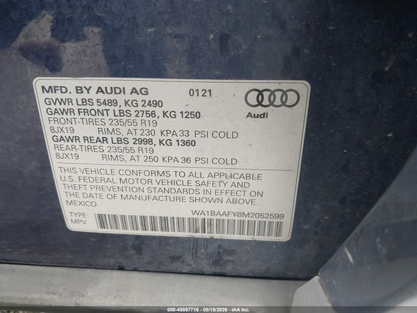 2021 AUDI Q5