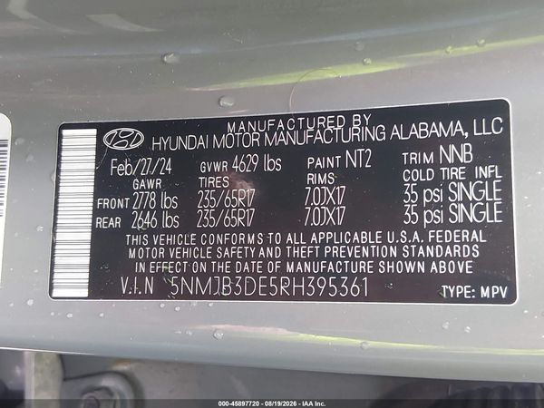 2024 HYUNDAI TUCSON SEL