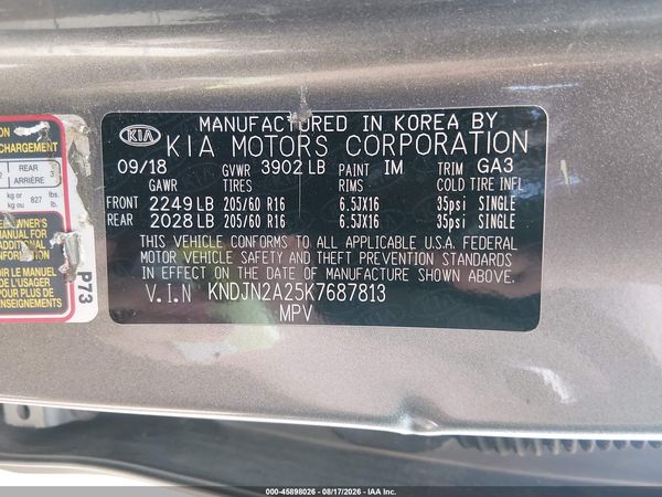 2019 KIA SOUL Base