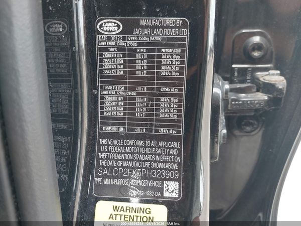 2023 LAND ROVER DISCOVERY SPORT SE
