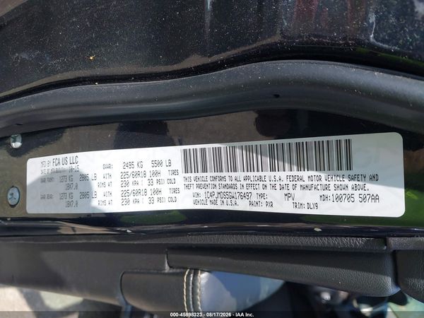 2016 JEEP CHEROKEE LIMITED