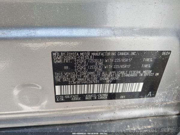 2024 TOYOTA RAV4 XLE