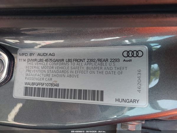 2015 AUDI A3 2.0T PREMIUM