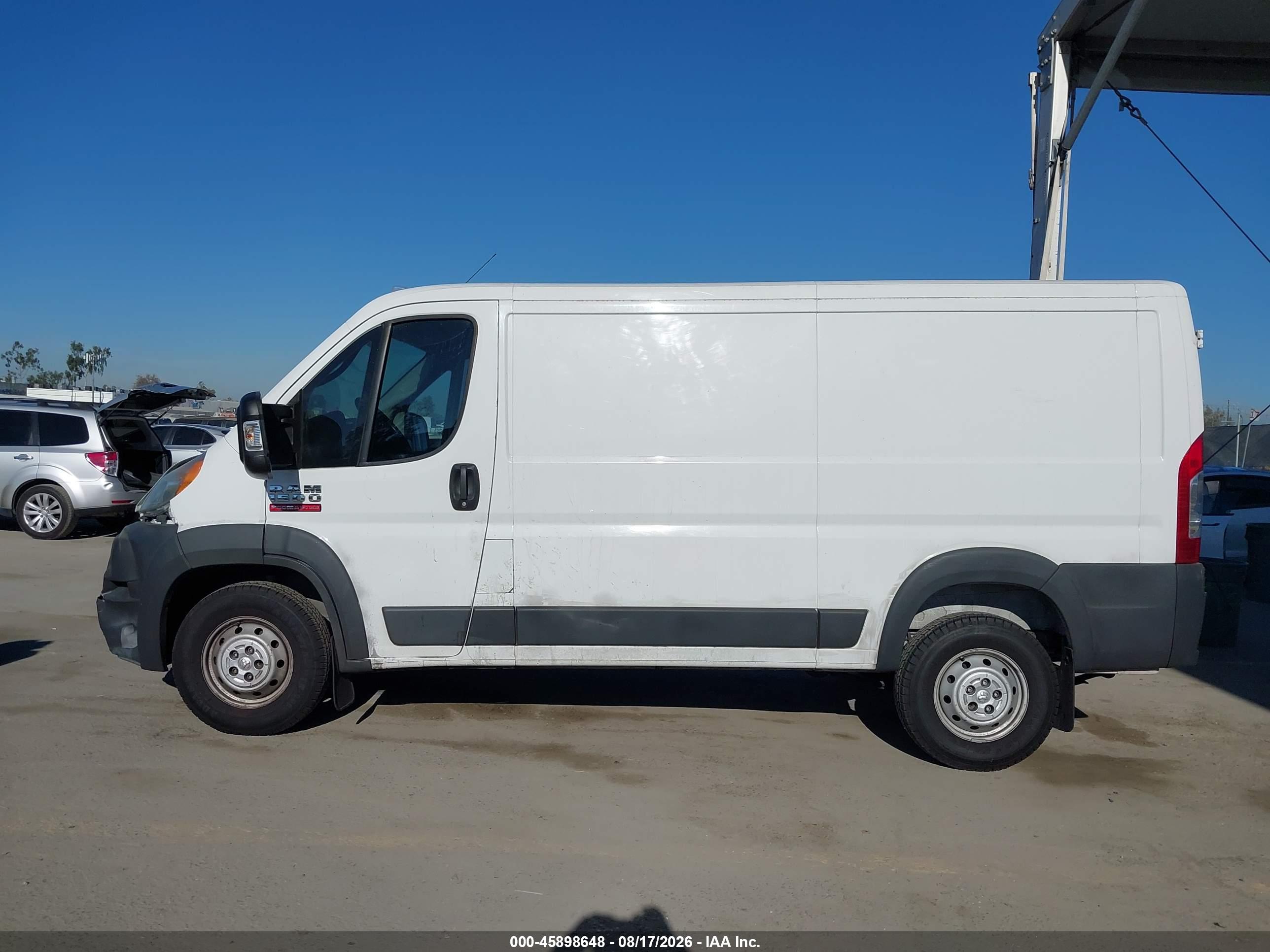 2018 RAM PROMASTER 1500 LOW ROOF 136 WB