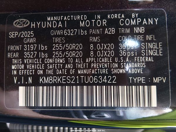 2026 HYUNDAI PALISADE LIMITED