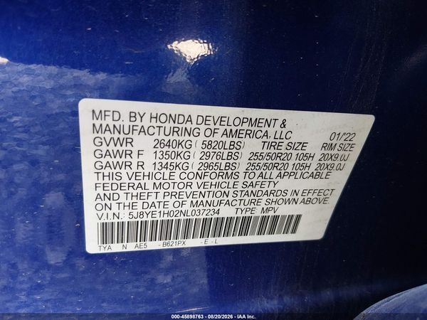 2022 ACURA MDX A-SPEC PACKAGE