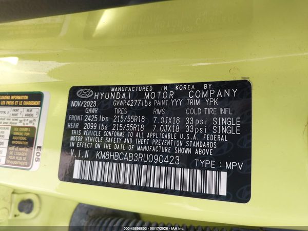 2024 HYUNDAI KONA SEL