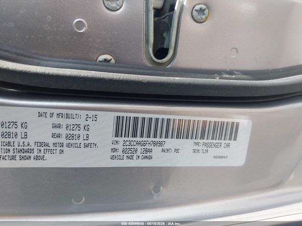 2015 CHRYSLER 300 LIMITED — I9