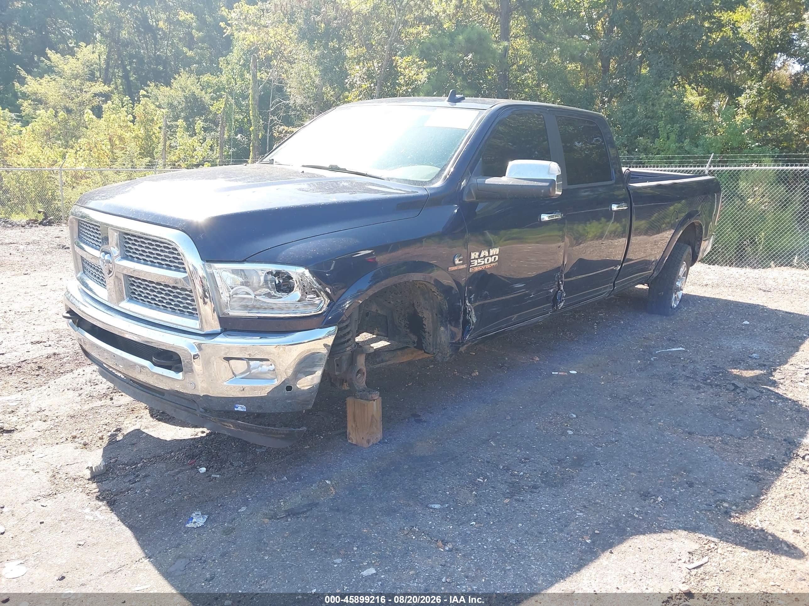 2018 RAM 3500 LARAMIE  4X4 8' BOX — I2