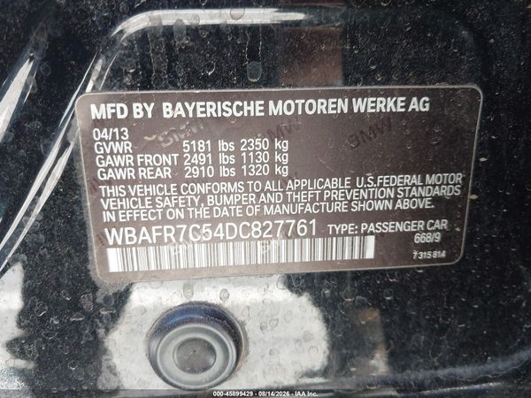 2013 BMW 535I