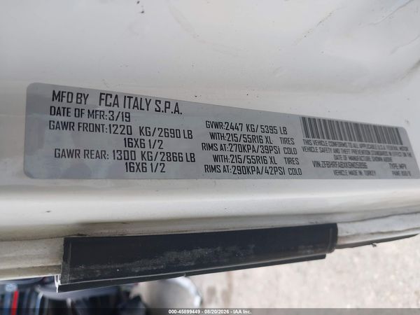 2019 RAM PROMASTER CITY TRADESMAN