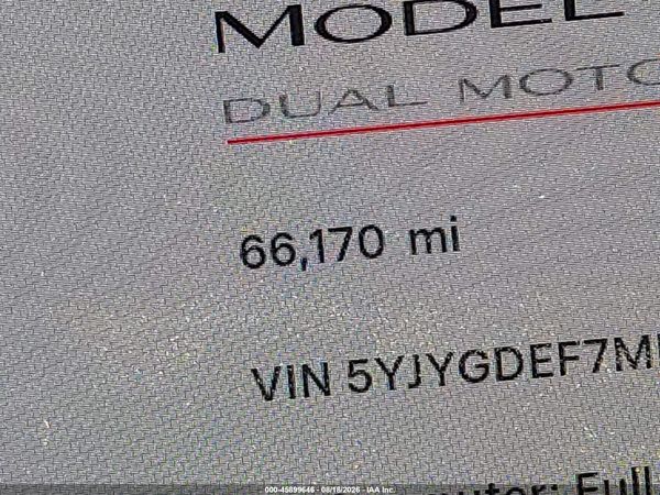 2021 TESLA MODEL Y