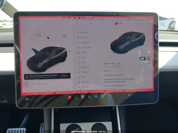 2021 TESLA MODEL Y