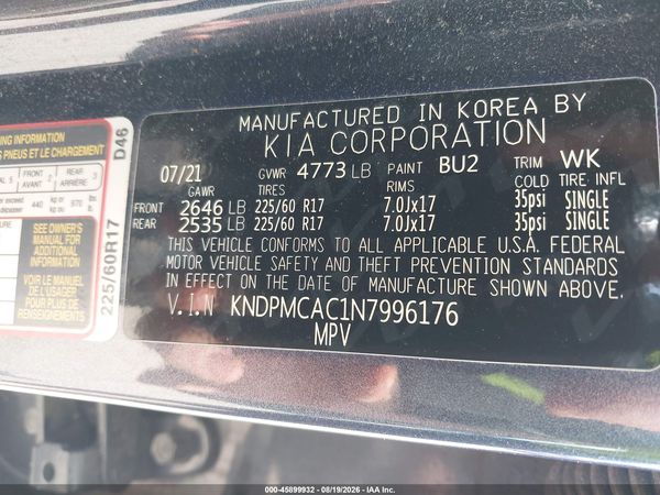 2022 KIA SPORTAGE LX