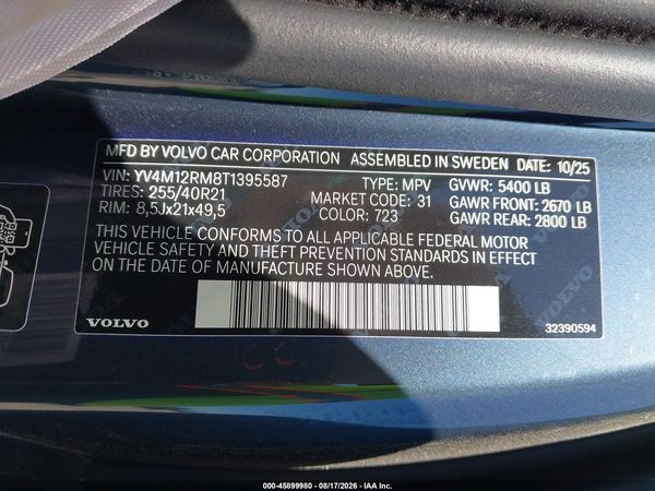 2026 VOLVO XC60 B5 ULTRA