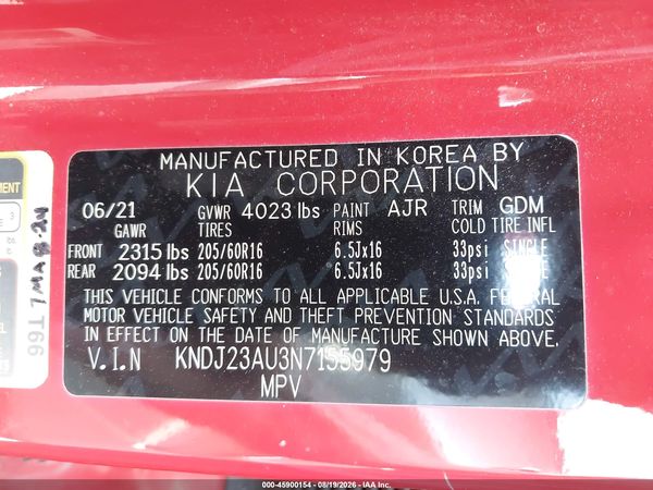 2022 KIA SOUL LX