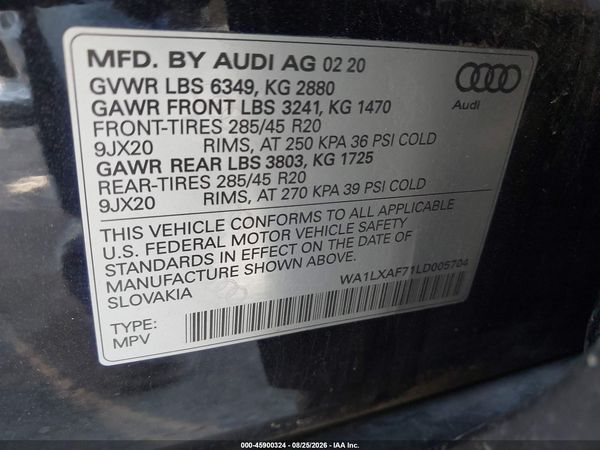 2020 AUDI Q7