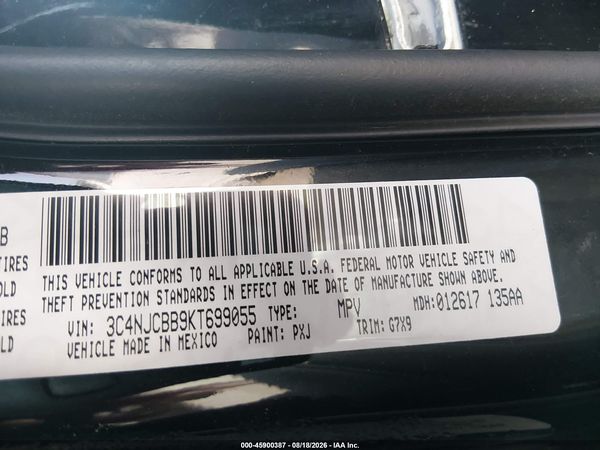 2019 JEEP COMPASS LATITUDE FWD
