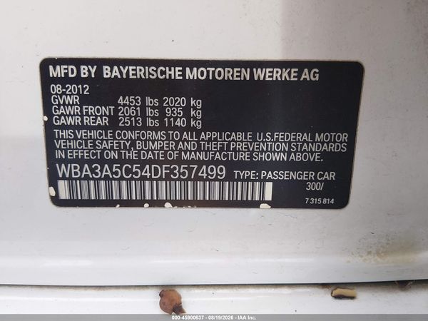2013 BMW 328I