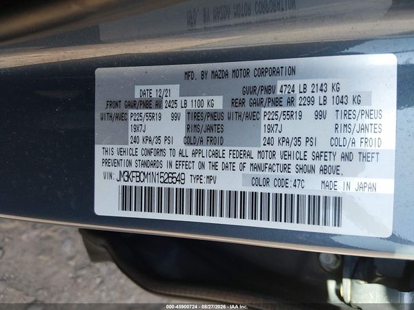 2022 MAZDA CX-5 2.5 S CARBON EDITION