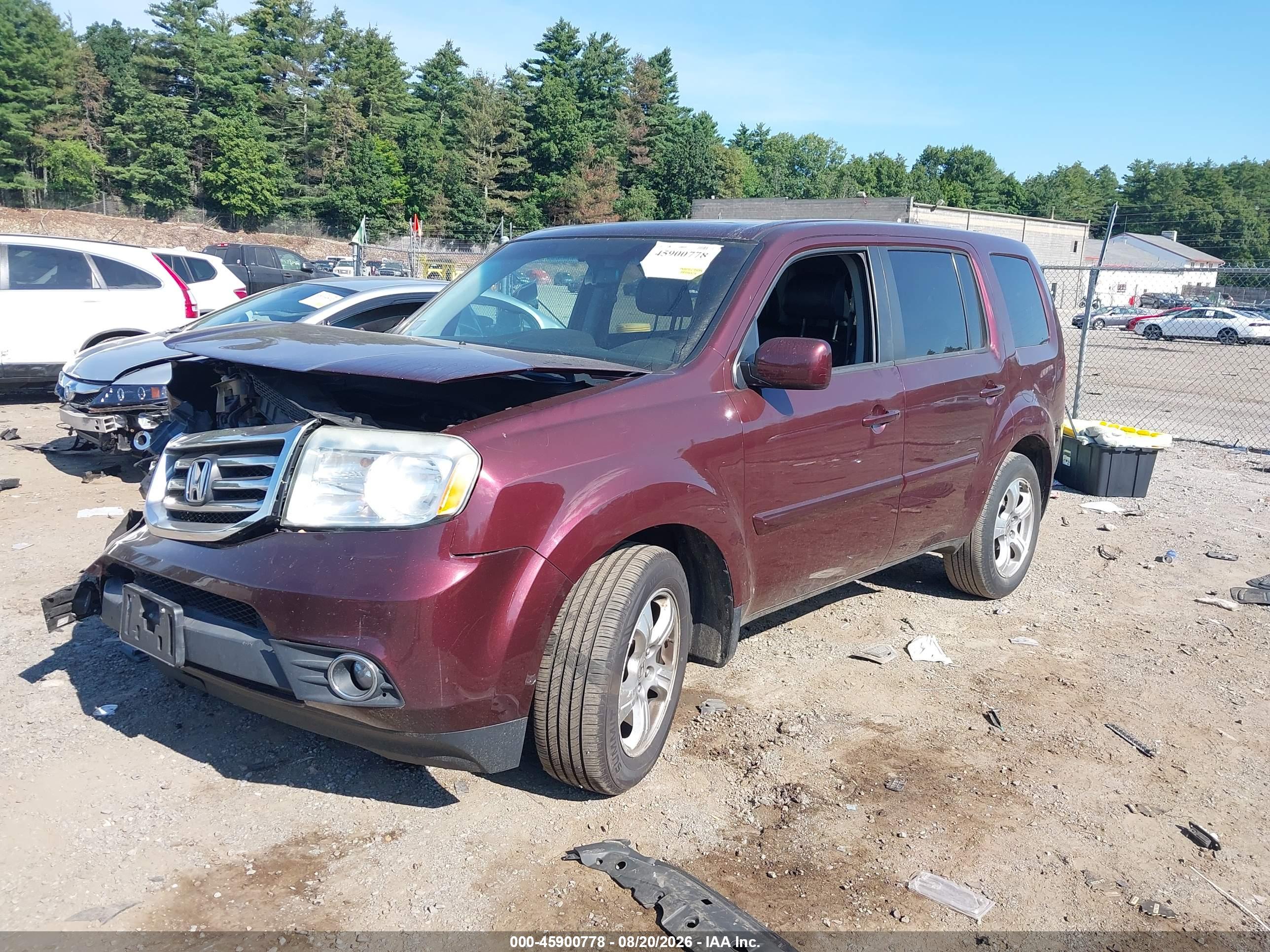 2013 HONDA PILOT EX-L — I2