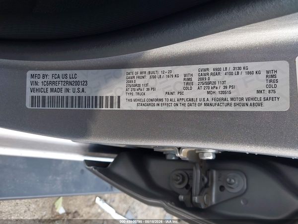 2024 RAM 1500 BIG HORN  4X2 5'7 BOX