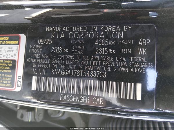 2026 KIA K5 GT-LINE FWD
