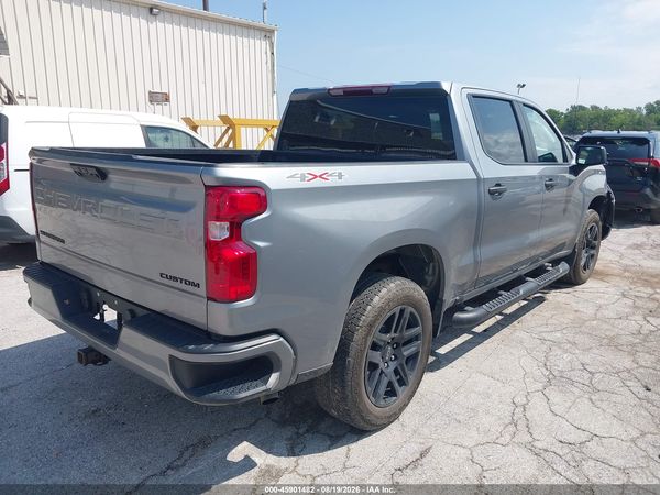 2024 CHEVROLET SILVERADO 1500 4WD  SHORT BED CUSTOM — I4