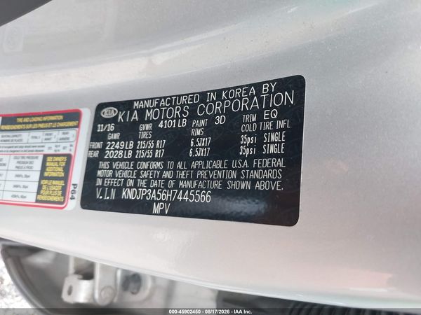 2017 KIA SOUL +