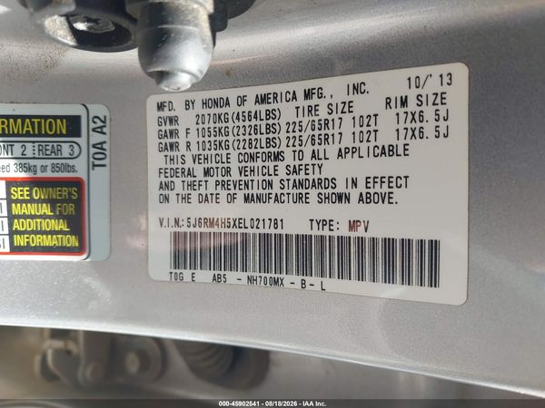 2014 HONDA CR-V EX