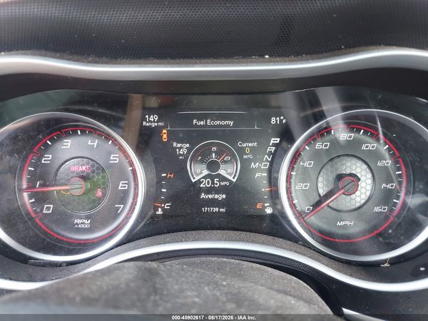 2017 DODGE CHARGER R/T RWD