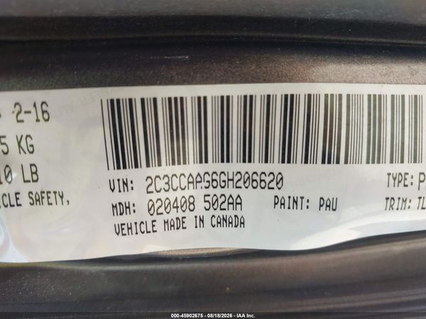 2016 CHRYSLER 300 LIMITED