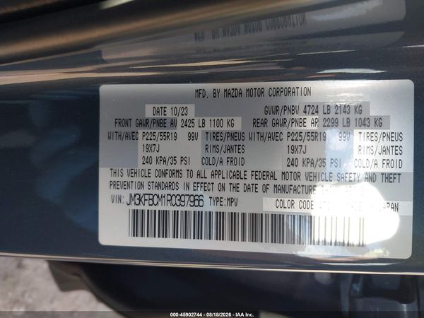 2024 MAZDA CX-5 2.5 S CARBON EDITION