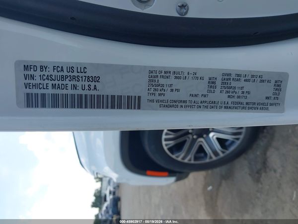 2024 JEEP WAGONEER SERIES II 4X2 — I9