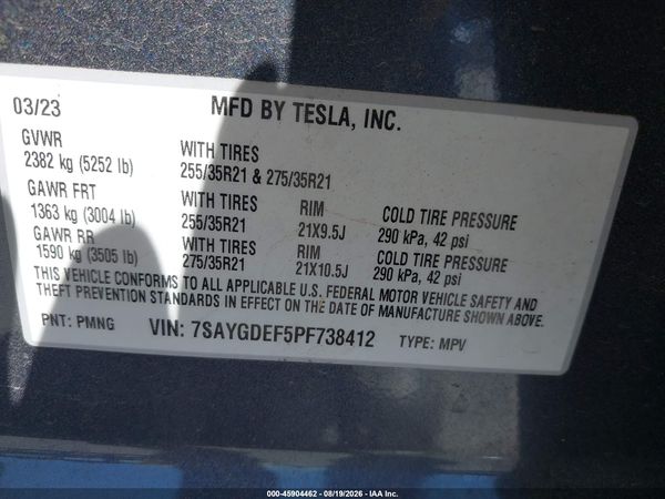2023 TESLA MODEL Y