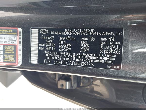 2022 HYUNDAI TUCSON SEL