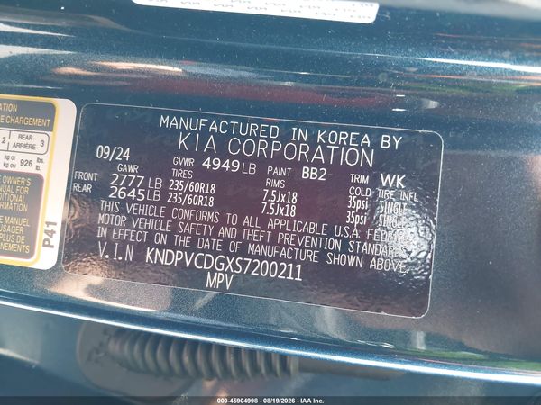 2025 KIA SPORTAGE HYBRID EX