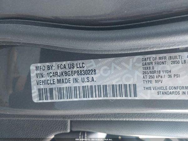 2023 JEEP GRAND CHEROKEE L LIMITED 4X4