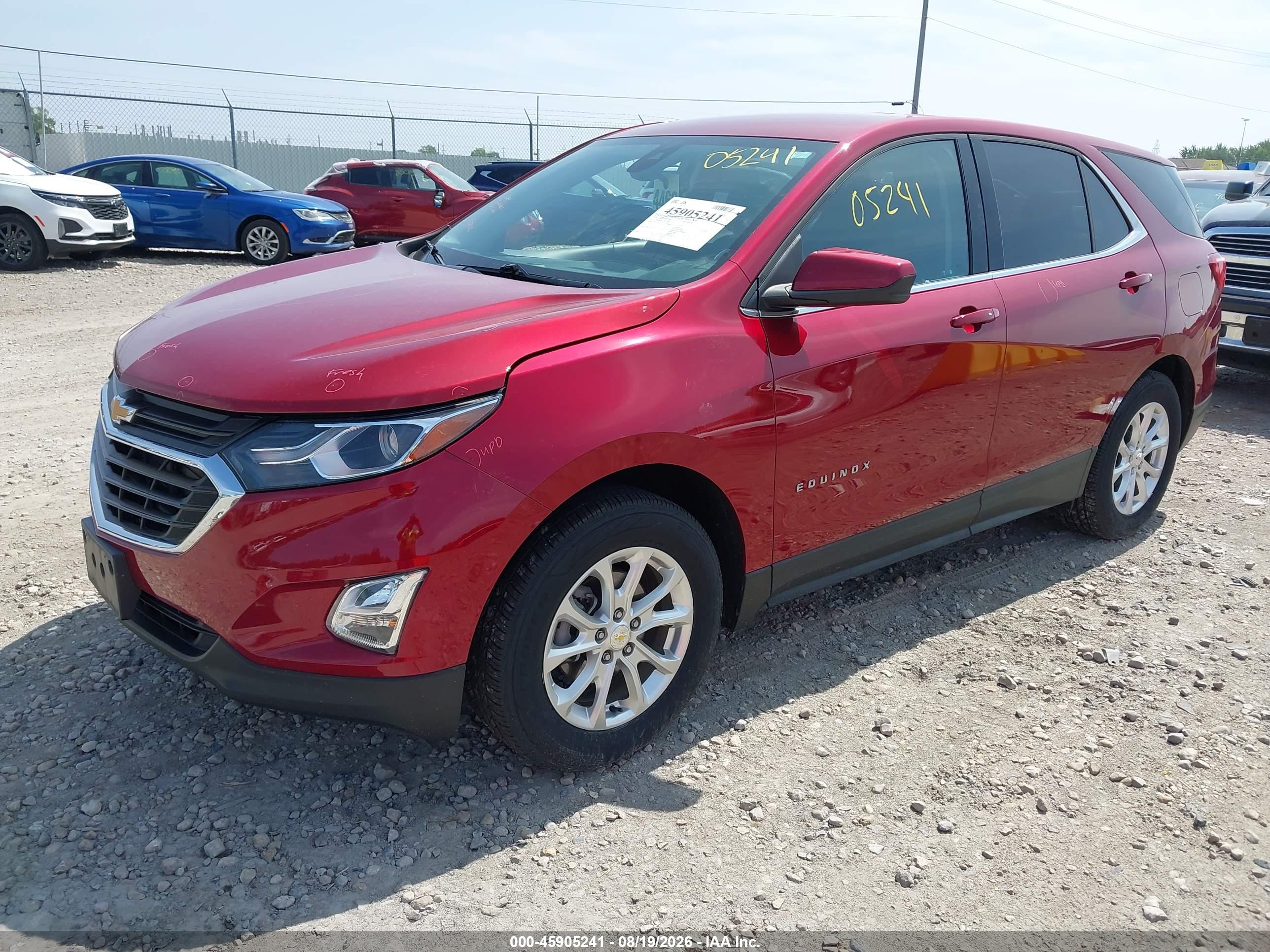 2020 CHEVROLET EQUINOX FWD LT 1.5L TURBO — I2