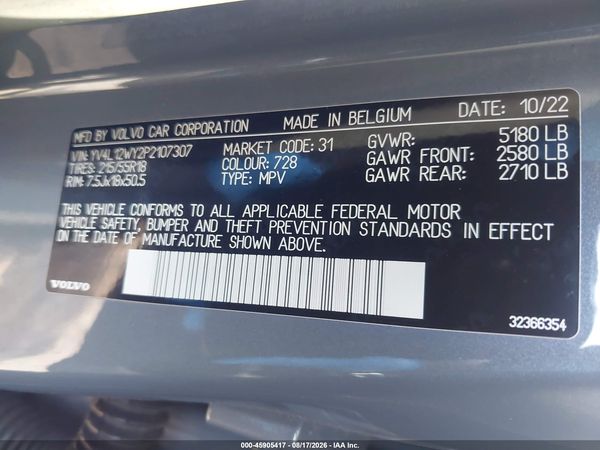 2023 VOLVO V60 CROSS COUNTRY B5 PLUS