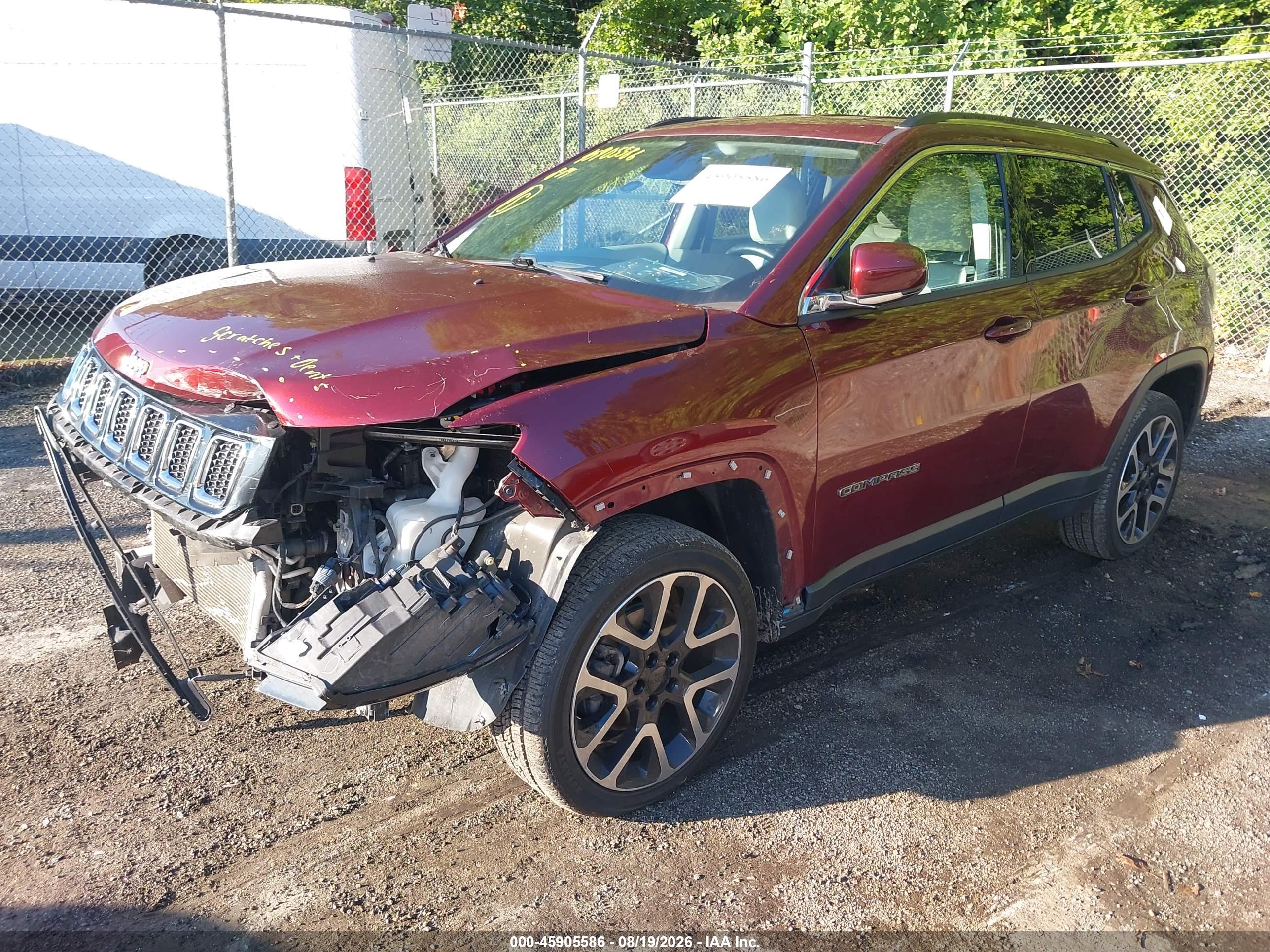 2020 JEEP COMPASS LIMITED 4X4 — I2