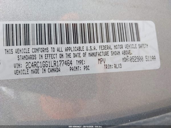 2020 CHRYSLER PACIFICA LIMITED
