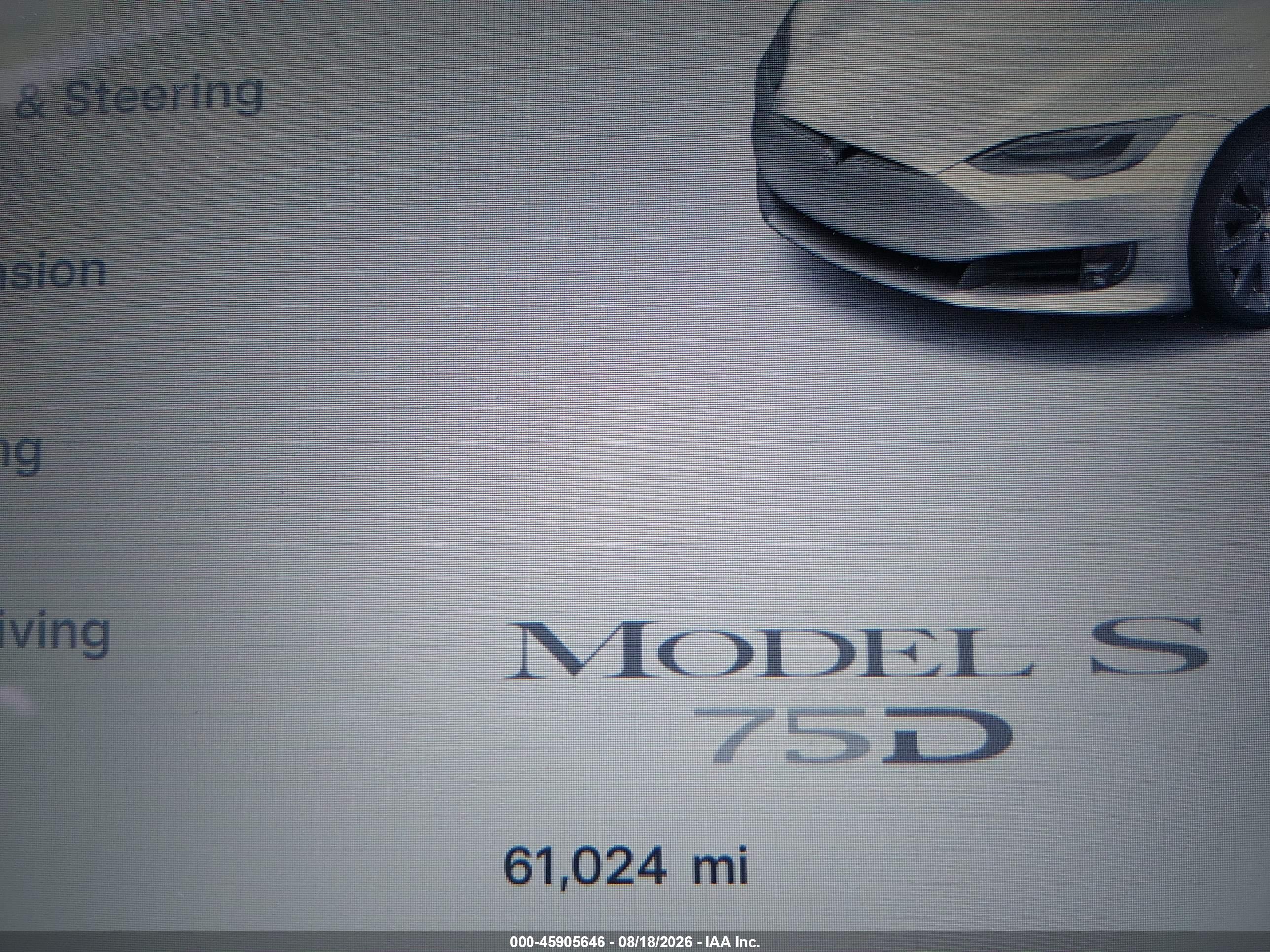 2018 TESLA MODEL S