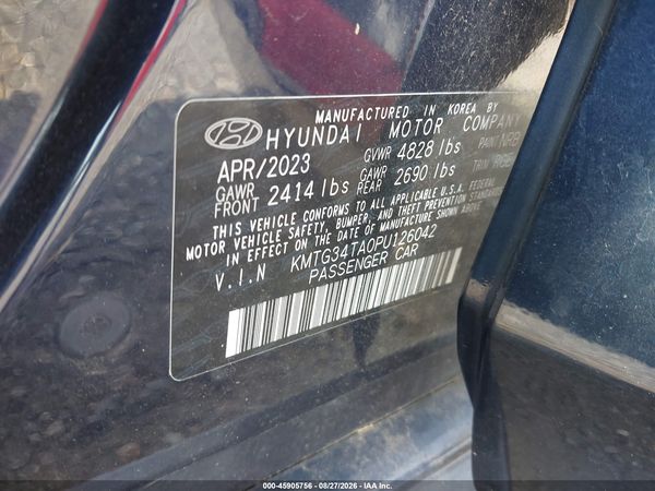 2023 GENESIS G70 2.0T AWD — I9