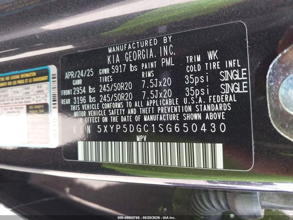 2025 KIA TELLURIDE SX PRESTIGE X-LINE