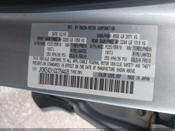 2016 MAZDA CX-5 GRAND TOURING
