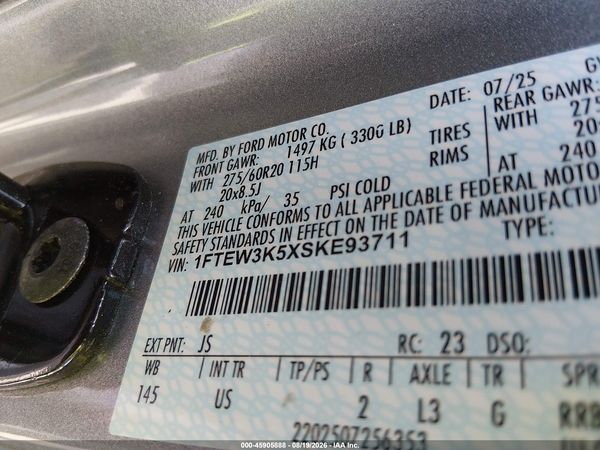 2025 FORD F-150 XLT